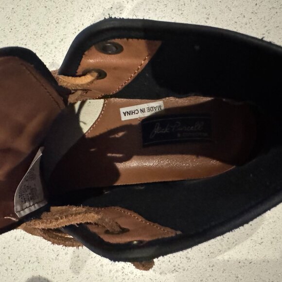 Jack Purcell Converse Leather High Tops - Picture 5 of 8